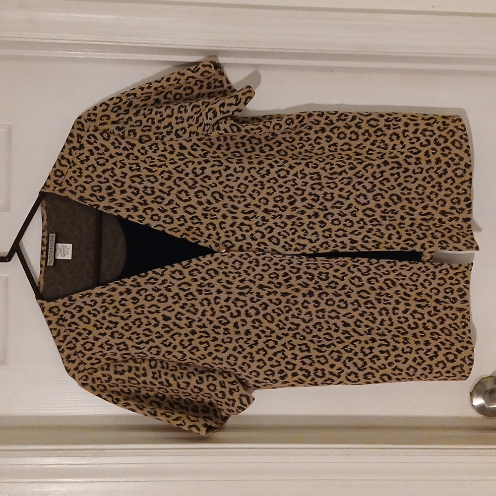 Notations Blouse Animal Print